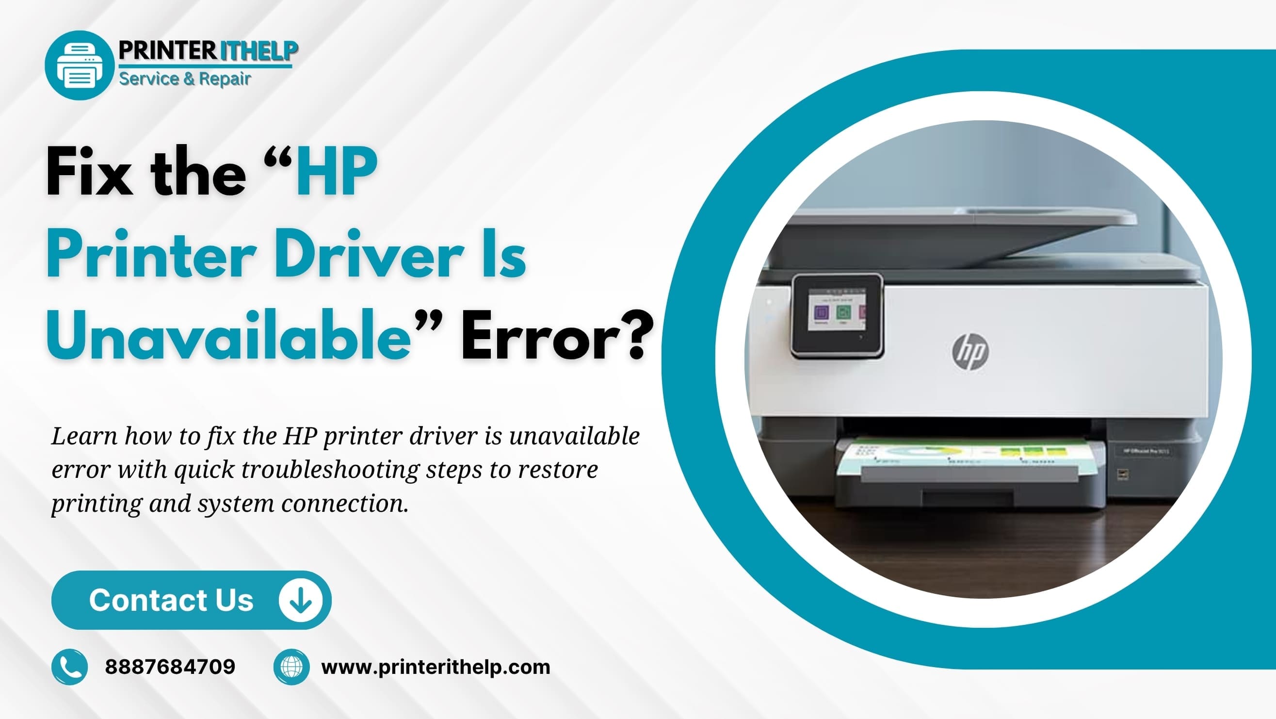 hp printer driver is unavailable